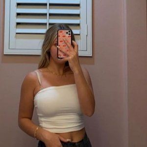 White Brandy Melville Tube Top